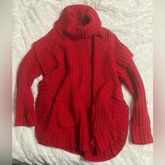 NEW DIRECTIONS Turtle neck sweater pullover, XL, Red, warm comfortable and cozy - Picture 4 of 7